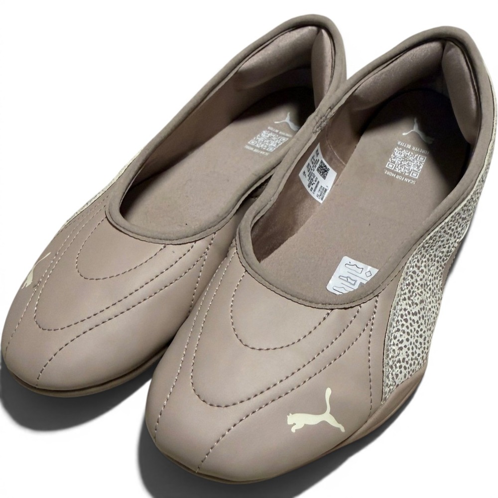 NWOT Puma Women's Catch Soleil Ballerina Topcat Ballet Mauve Pink Flats Size 9.5